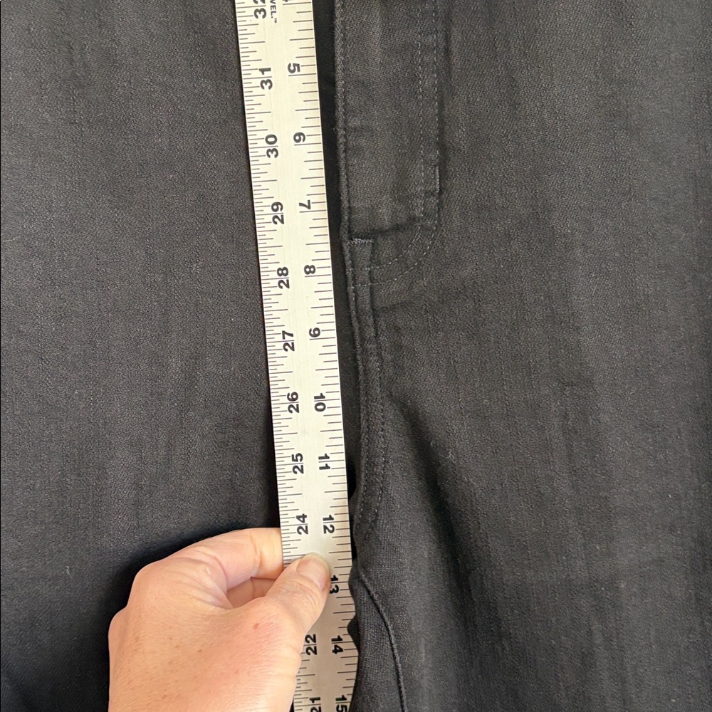 J. Crew Black Wide-Leg Jeans T28 - Picture 7 of 7